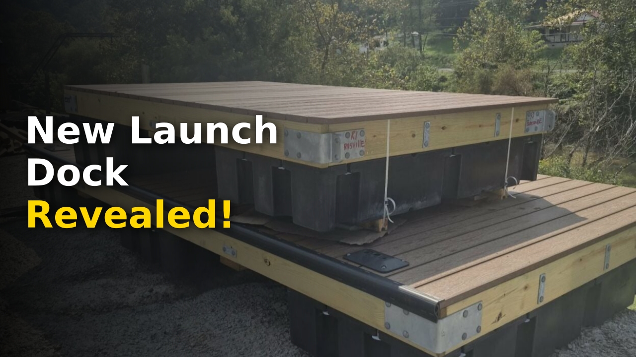 New Burnsville kayak launch facility on the Little Kanawha River