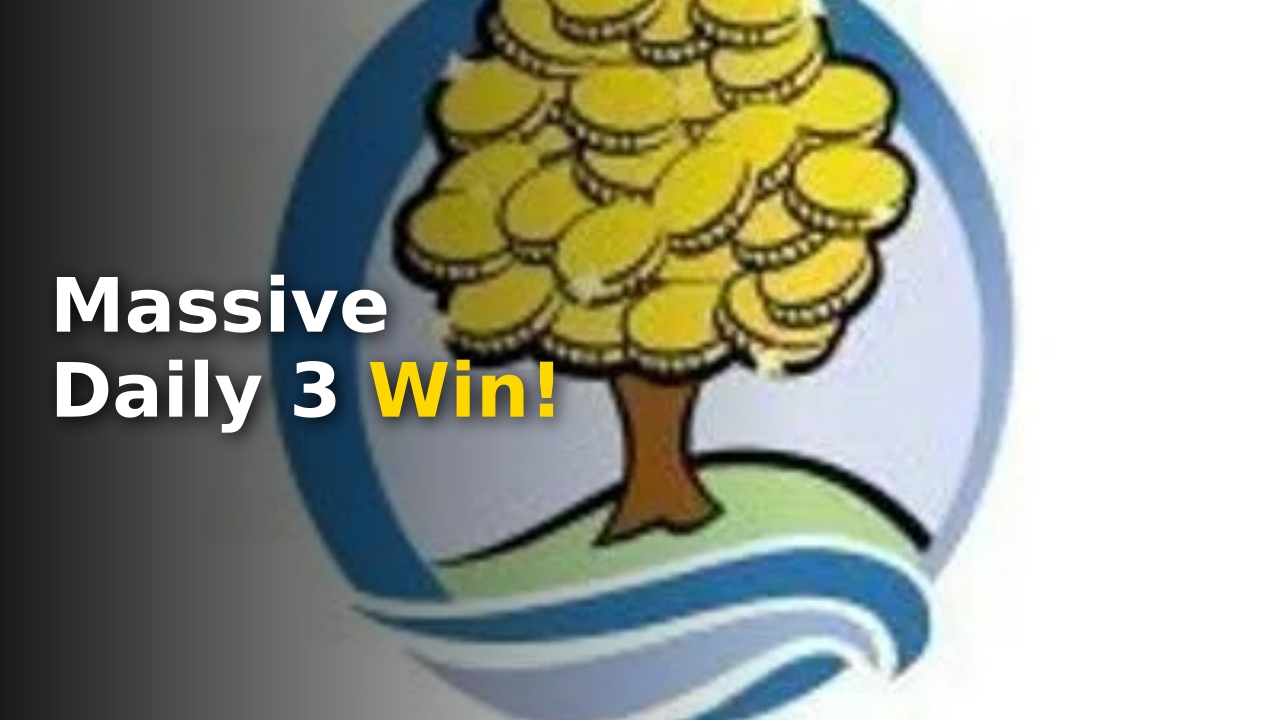 Official Michigan Lottery Daily 3 results graphic for September 2026