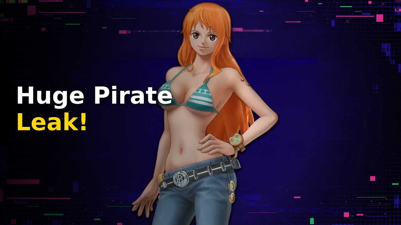 One Piece Fortnite collaboration promotional art featuring Straw Hat Pirates