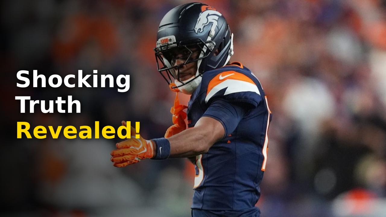Pat Bryant Broncos Rams receiver celebrating after the controversial pass interference call against the LA Rams