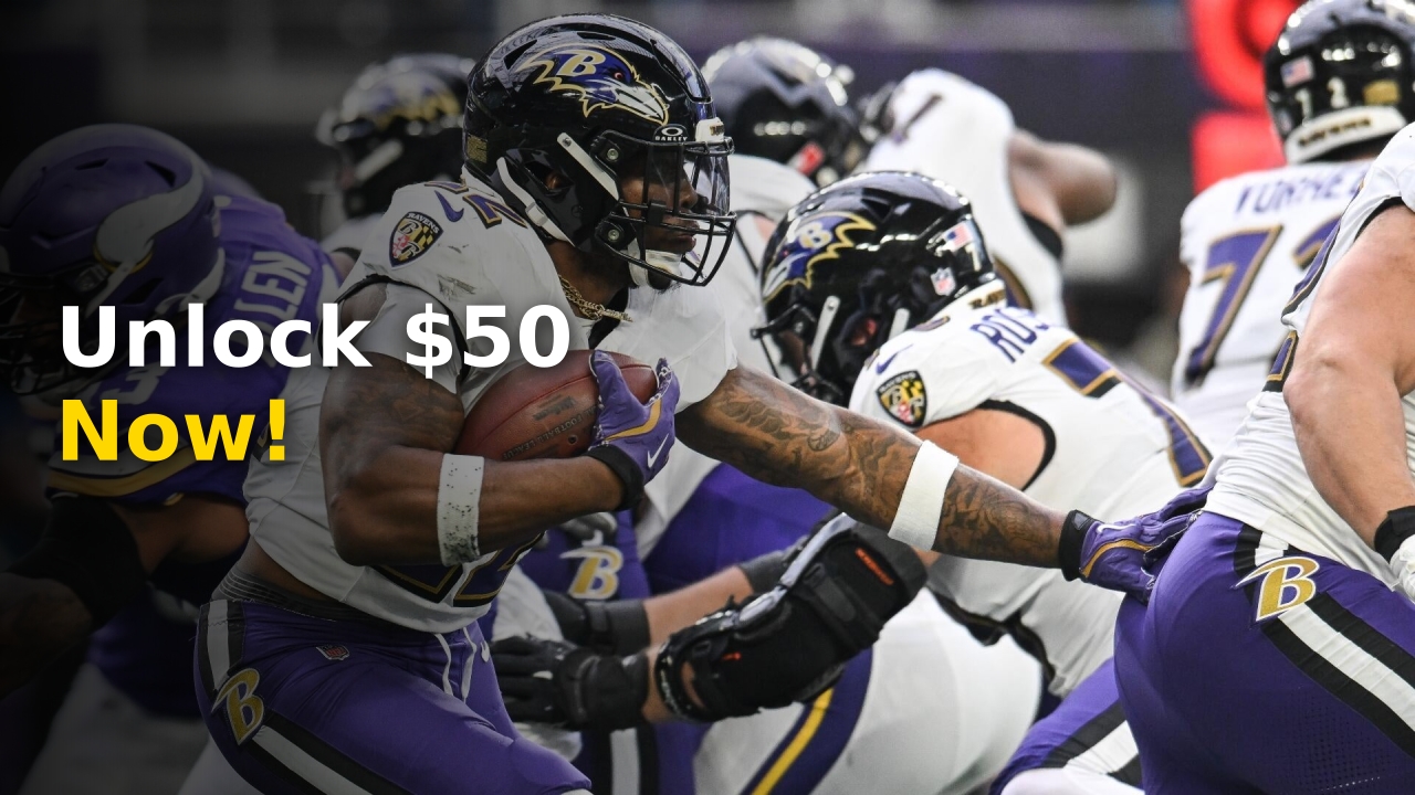Polymarket Promo Code mobile application interface showing Ravens vs Cowboys prediction odds