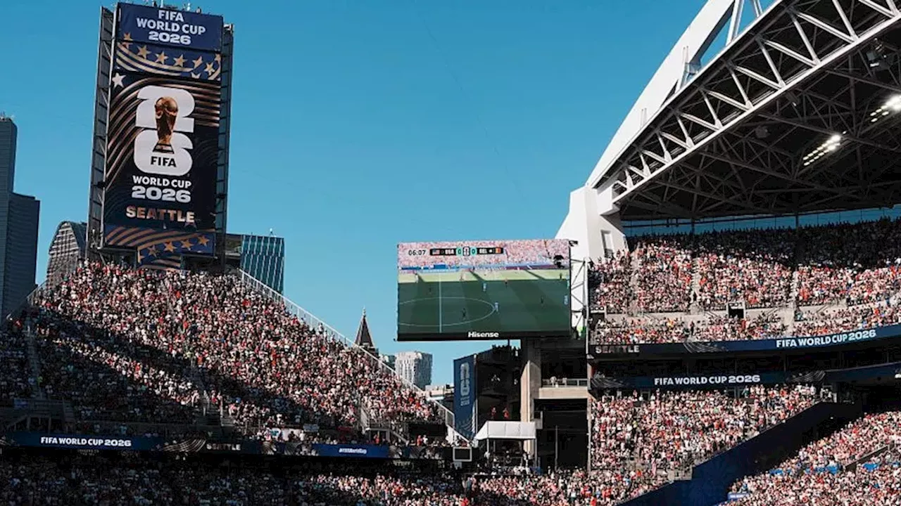 Seattle Stadium packed with international soccer fans during Seattle World Cup 2026