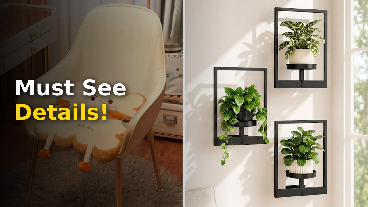 Selection of quirky and kooky home items on a bright background