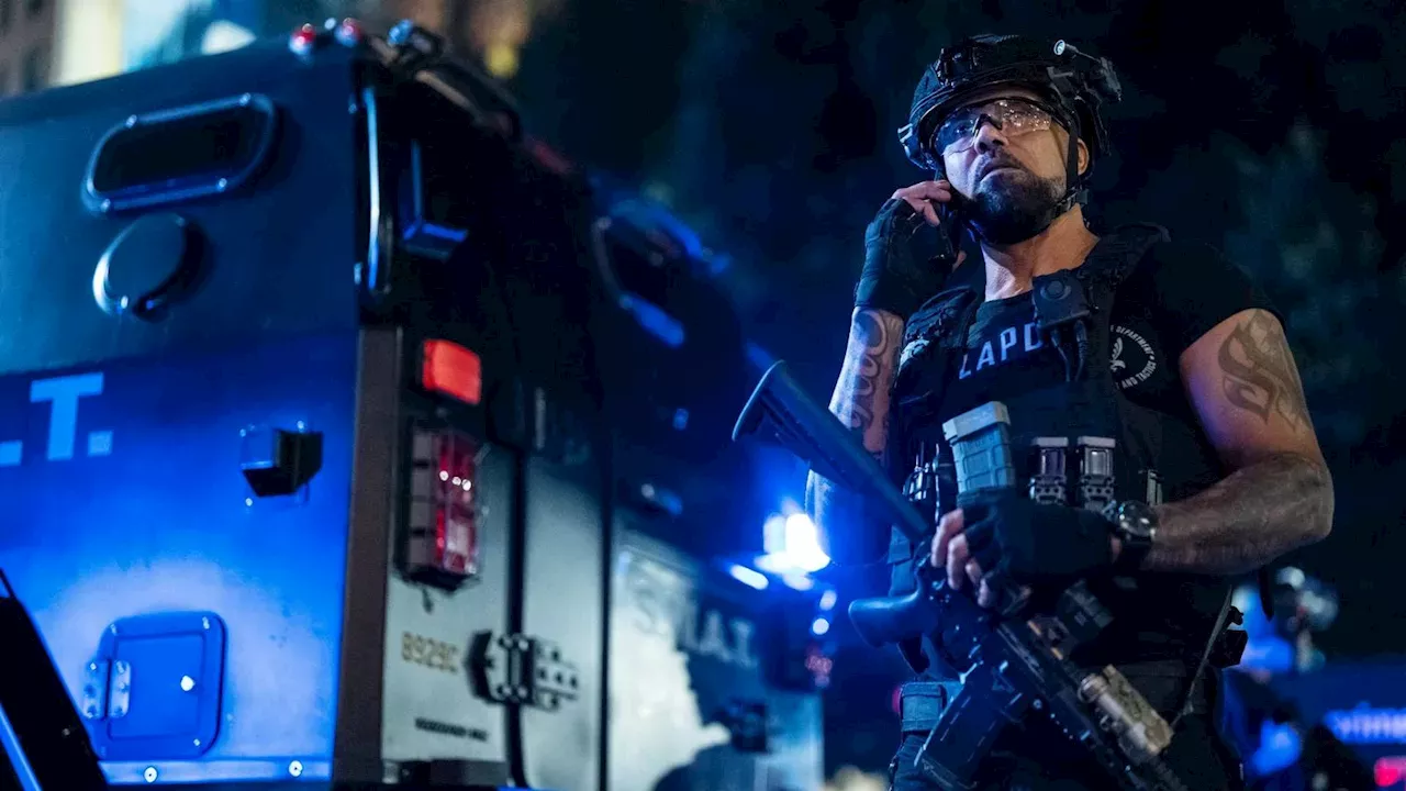 Shemar Moore starring as Hondo in the new S.W.A.T. Exiles returns series on Starz
