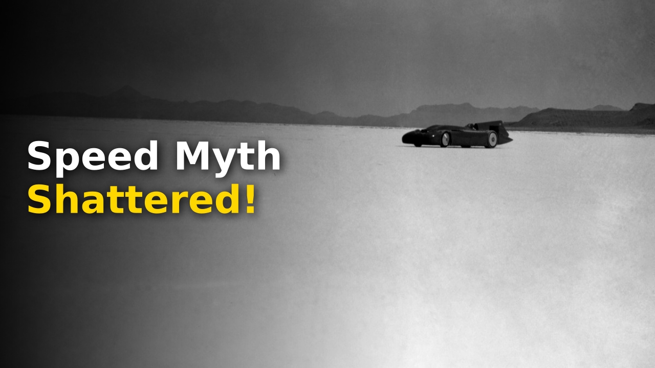Sir Malcolm Campbell steering the Blue Bird to break the land speed record on September 3 1935