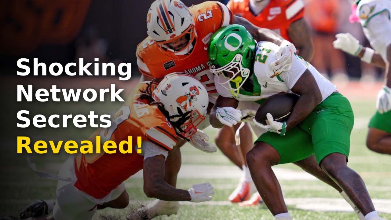 Television network executive explaining the logic behind College Football Overruns and channel switches