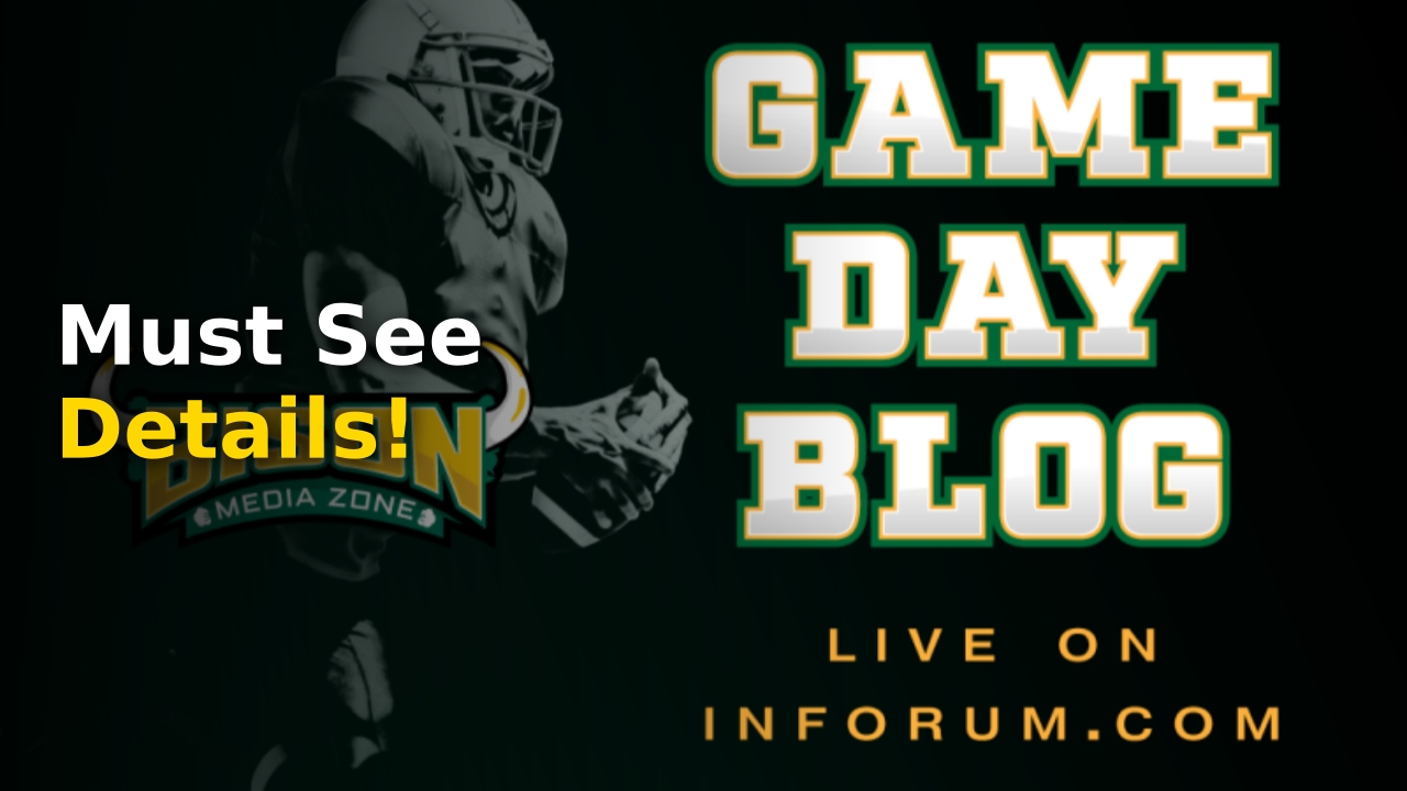 The atmosphere during a classic Bison Game Day at the Fargodome