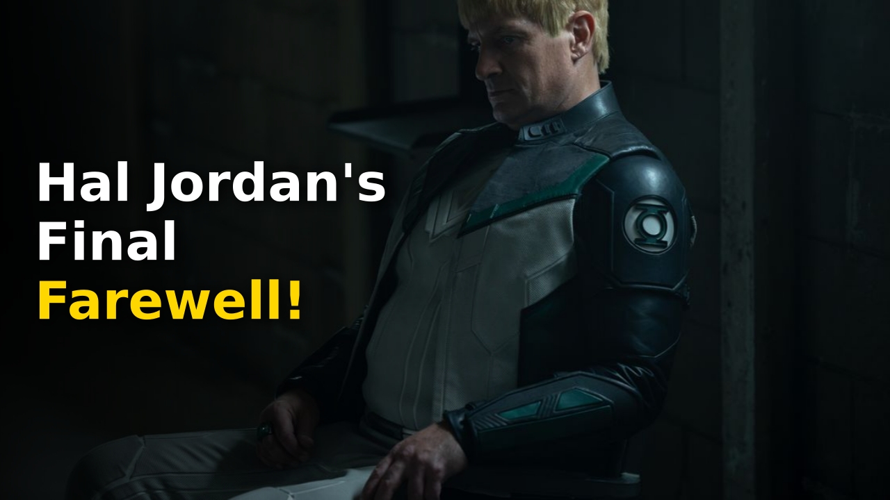 The emotional aftermath of Hal Jordan's death in the Lanterns recap episode
