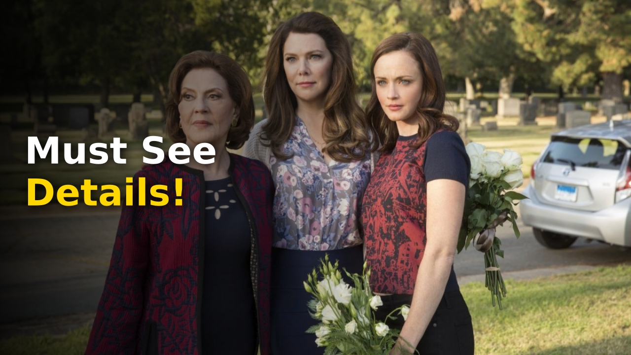 The iconic cast of the television show Gilmore Girls stars appearing together at a red carpet event
