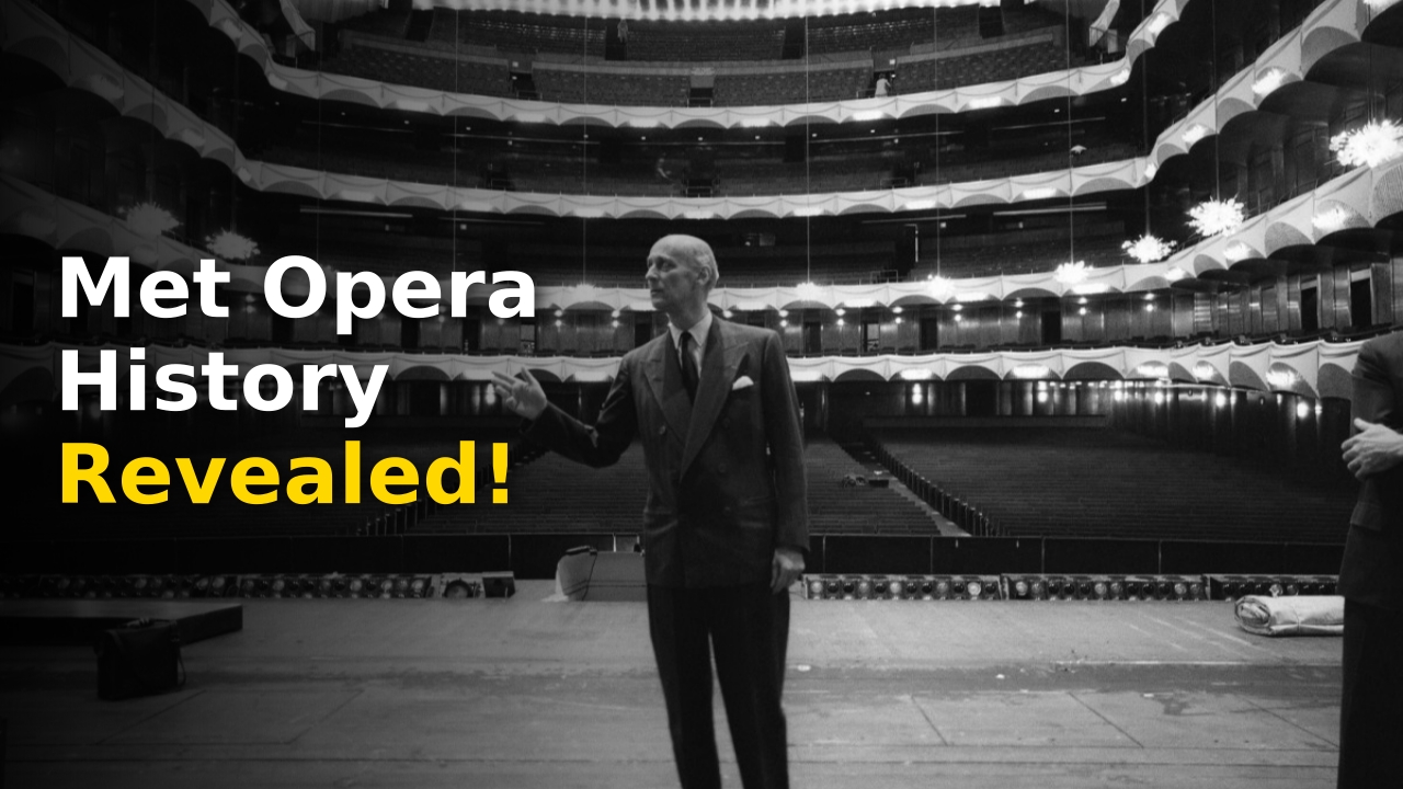 The iconic facade during the Metropolitan Opera opening at Lincoln Center in 1966