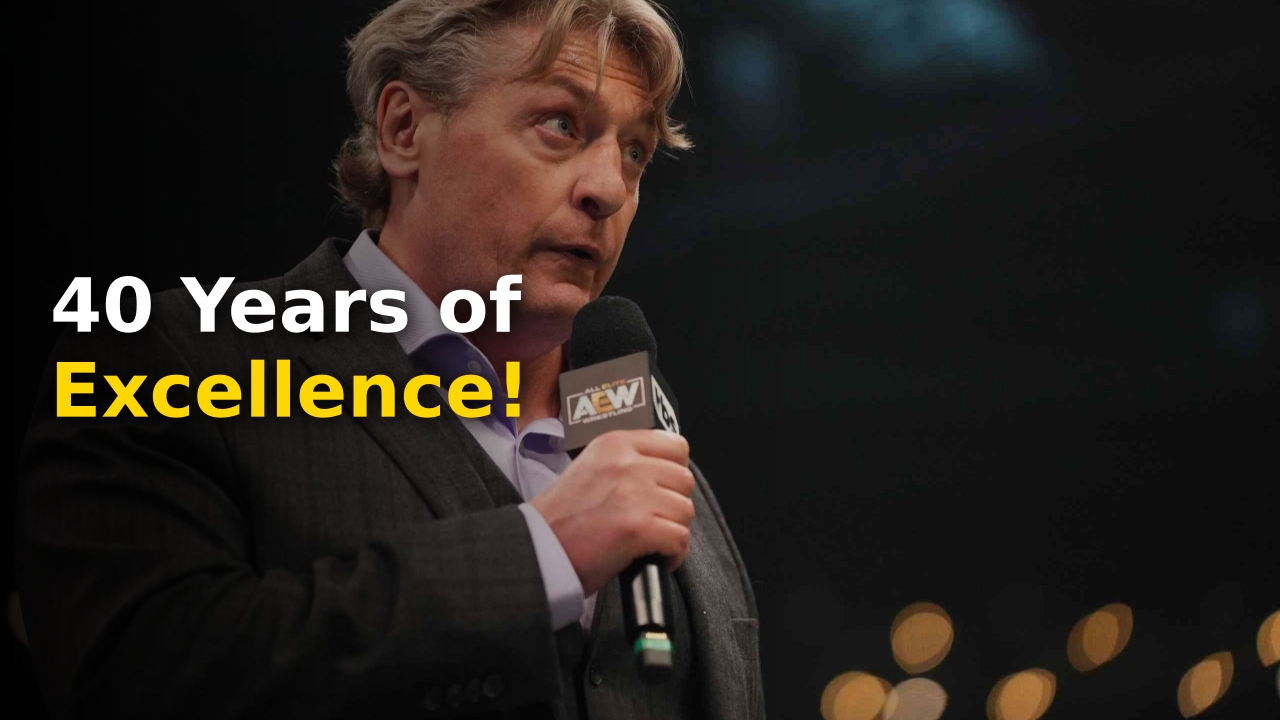 The iconic William Regal debut image capturing his early days in professional wrestling