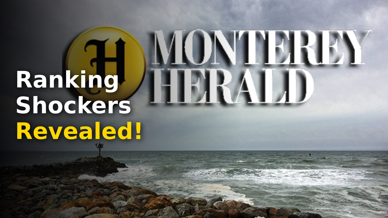 The Monterey Herald’s Top 10 boys’ cross country rankings 2026 athlete crossing the finish line