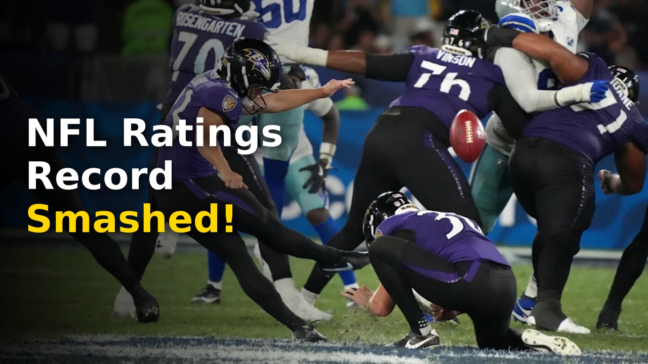 The NFL Rio Viewership record set during the Ravens vs Cowboys game in Brazil 2024