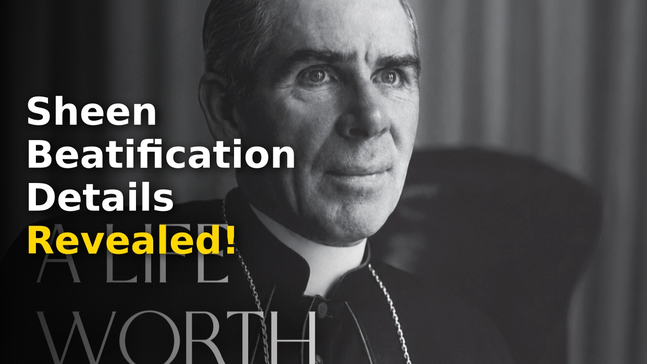 The official announcement that OSV celebrates beatification of Archbishop Fulton J. Sheen in 2026