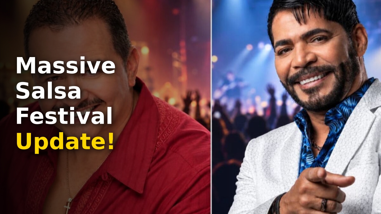 The official lineup announcement for Una Noche de Salsa 15 at Estadio San Marcos