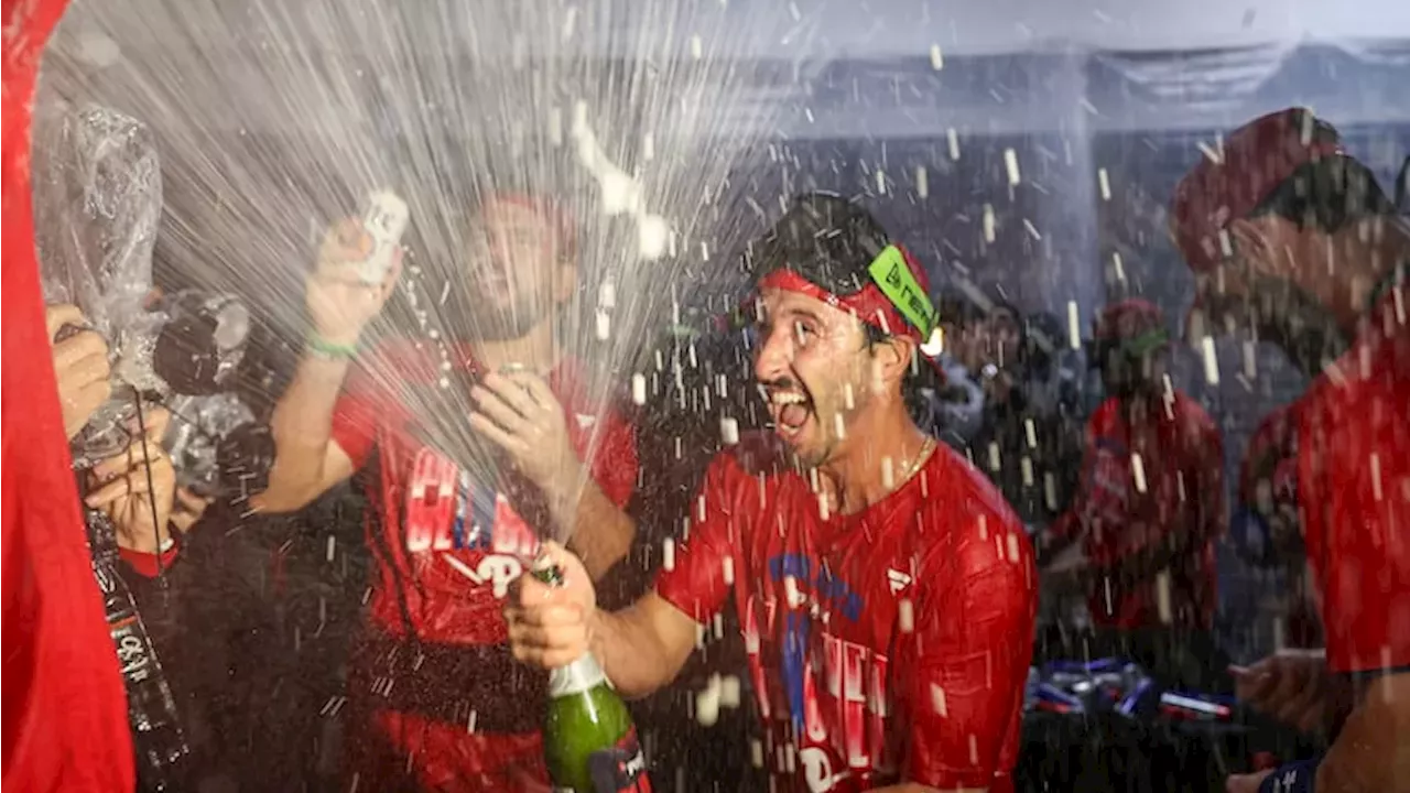 The Philadelphia Phillies logo with Red October 2026 text celebrating playoff clinch