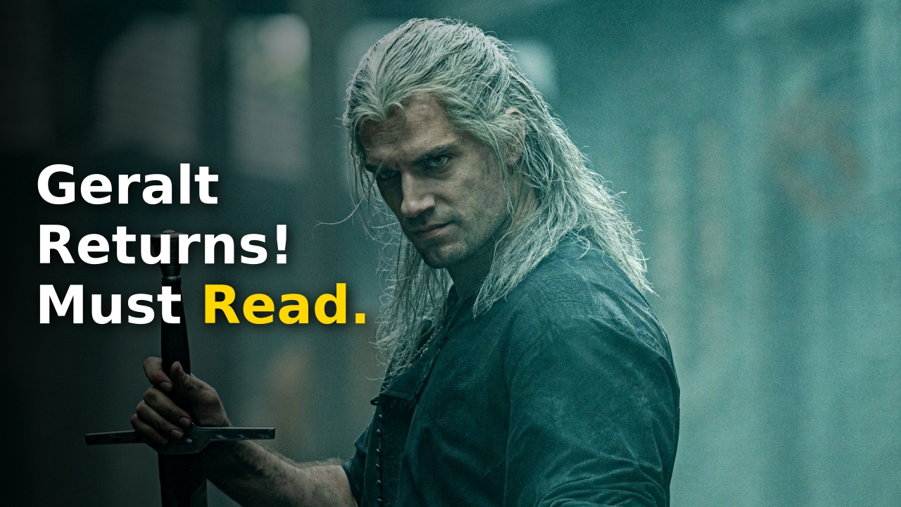 The Witcher new novel 2027 announcement featuring Geralt of Rivia