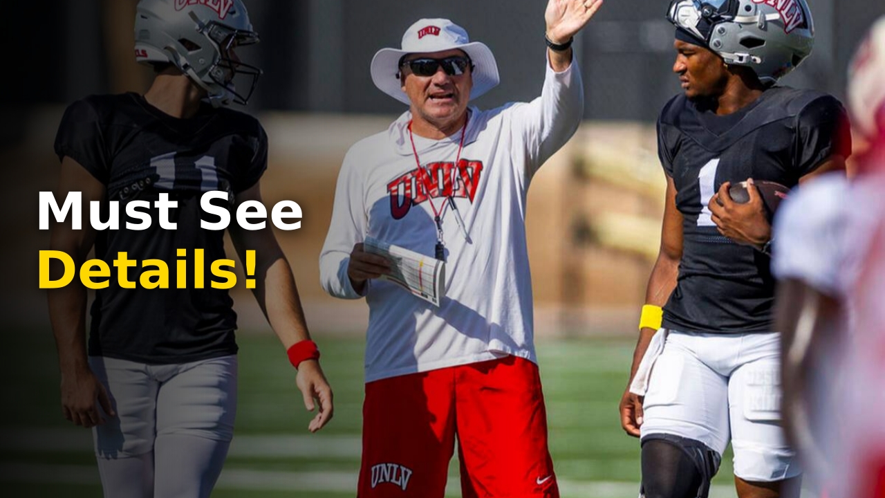 UNLV football at Akron game day action shot
