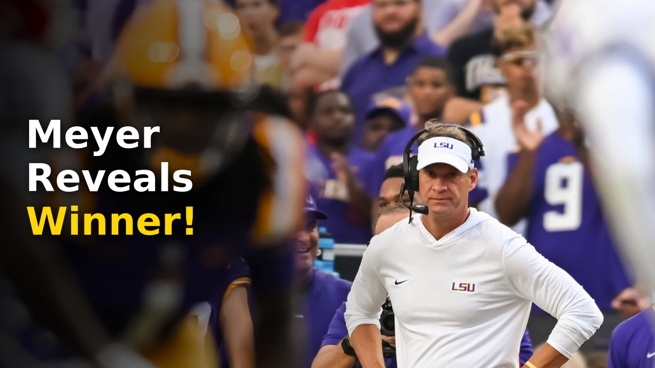 Urban Meyer picks winner for LSU vs Ole Miss football game 2024