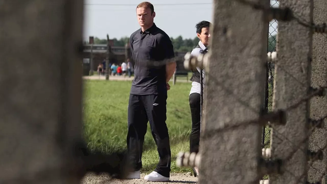 Wayne Rooney Auschwitz visit in The Real Rooneys series