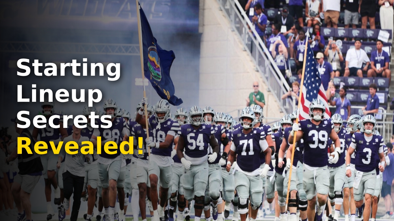 Wildcats players training during K-State offensive line battles for 2026