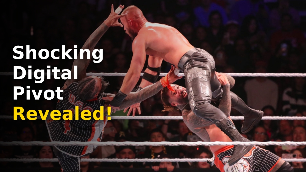WWE Main Event Rumble promotional graphic showing wrestling stars and the Rumble logo