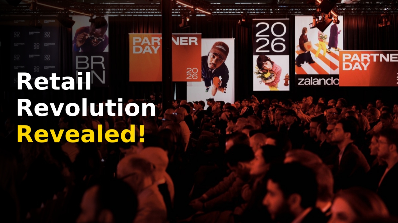 Zalando co-founder David Schneider discussing AI in Online Fashion on stage