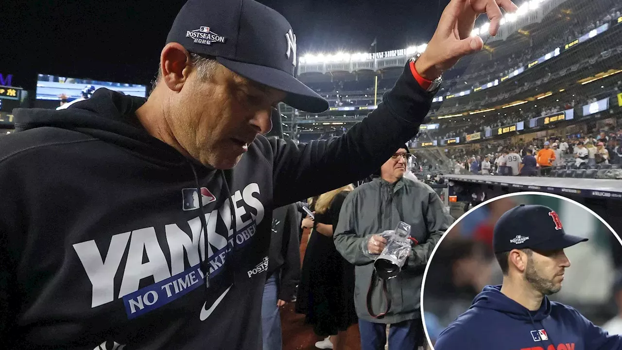 Aaron Boone outmanages Red Sox in 2026 AL Wild Card series