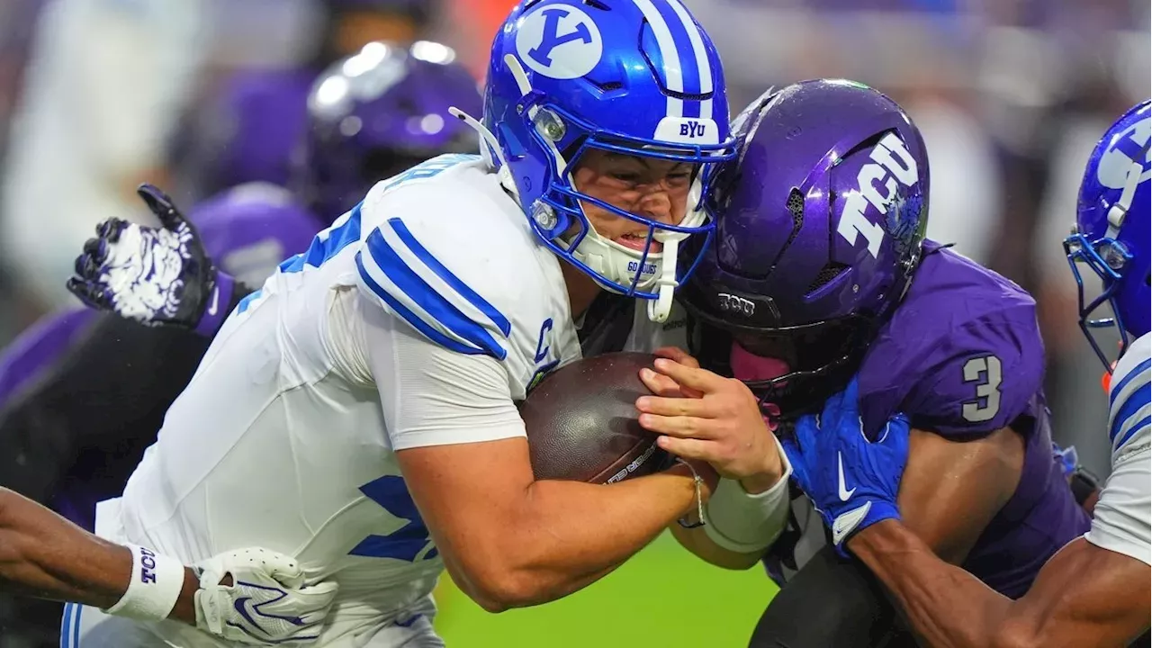 Bear Bachmeier BYU TCU results showing a tough defensive battle