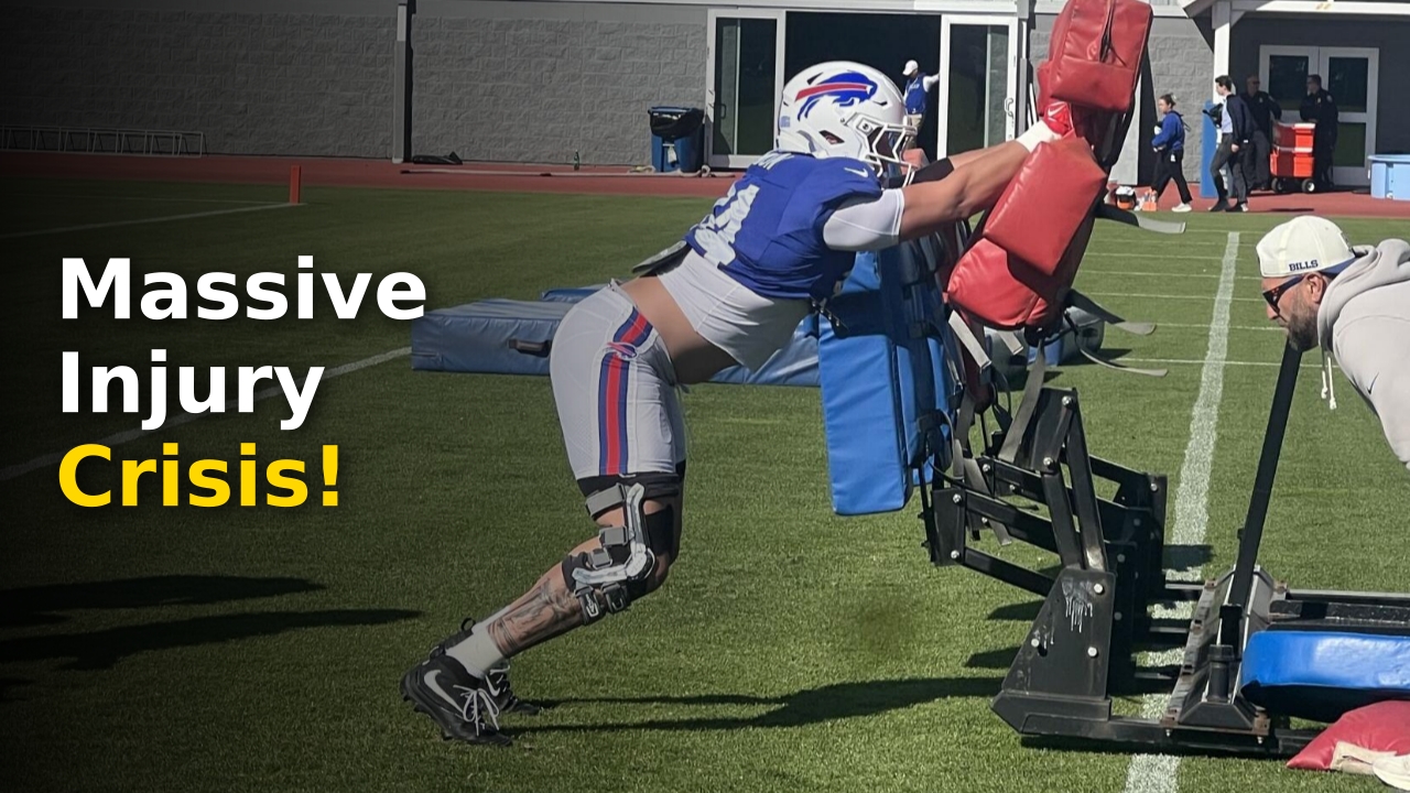 Bills Injury Report detailing injuries to Ed Oliver and DJ Moore before Rams game
