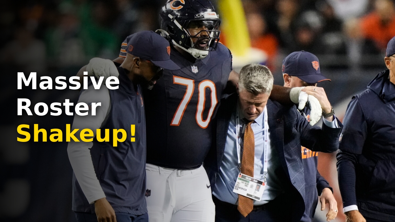 Braxton Jones Injury leads to roster moves for Chicago Bears in 2026