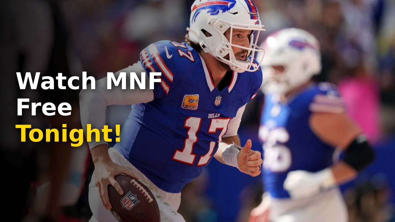 Buffalo Bills and Los Angeles Rams logos displayed for 2026 Monday Night Football matchup