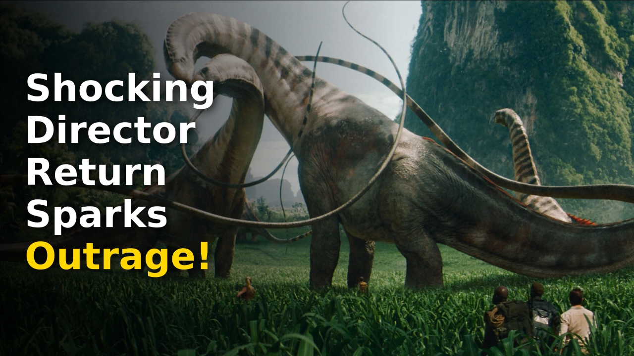 Director J.A. Bayona at a film premiere discussing his Jurassic World Rebirth sequel plans