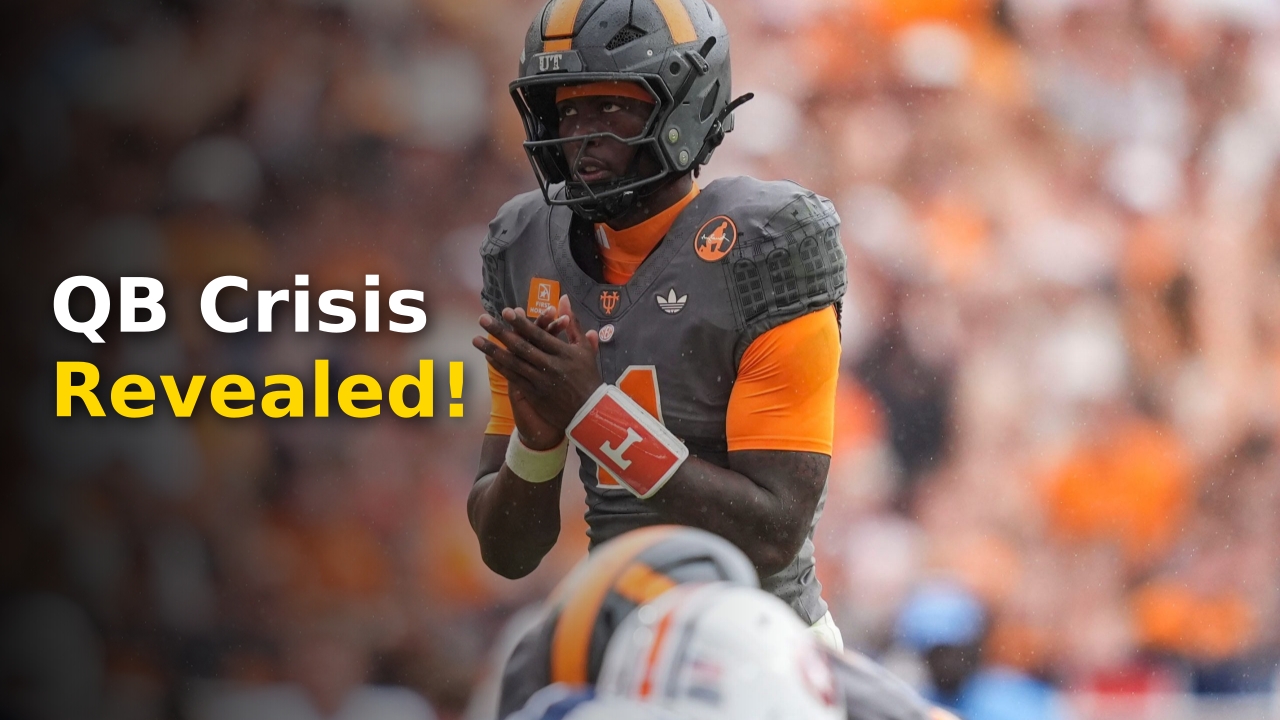 Faizon Brandon looking concerned during Tennessee Volunteers practice session