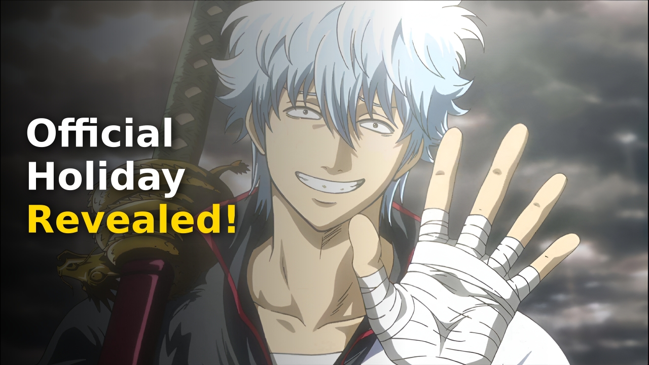 Gintama Day 2026 official anniversary visual featuring Gintoki Sakata