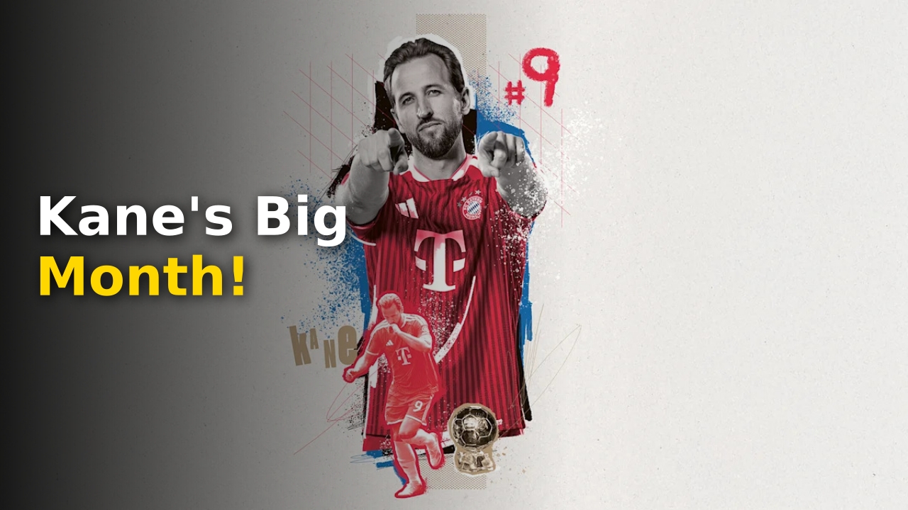 Harry Kane looks ahead to October at the FC Bayern training ground