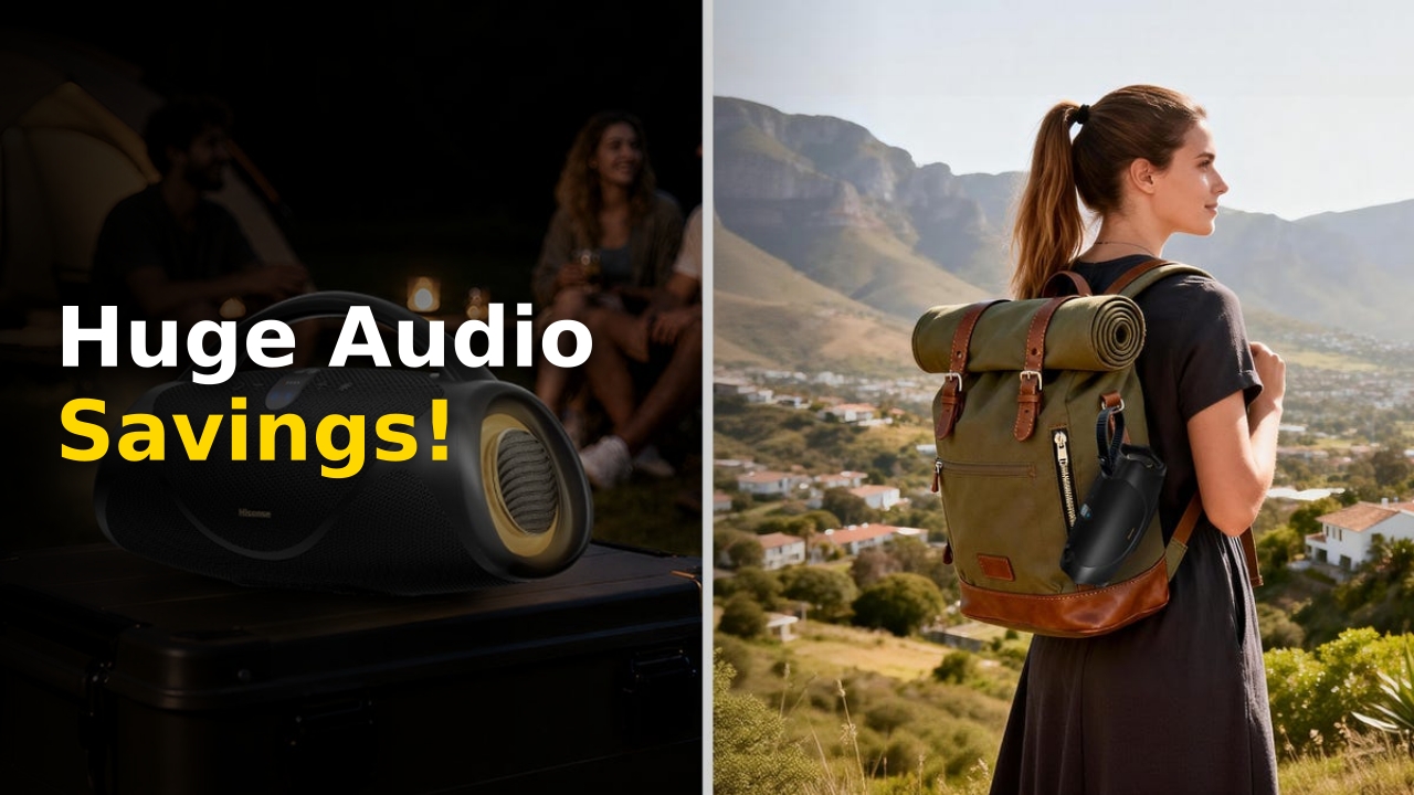 Hisense Boom speaker deals available during the 2026 October Prime Big Deal Days event
