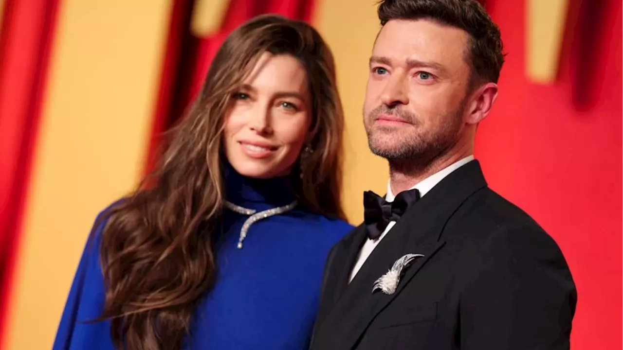 Jessica Biel and Justin Timberlake celebrating their 14th wedding anniversary
