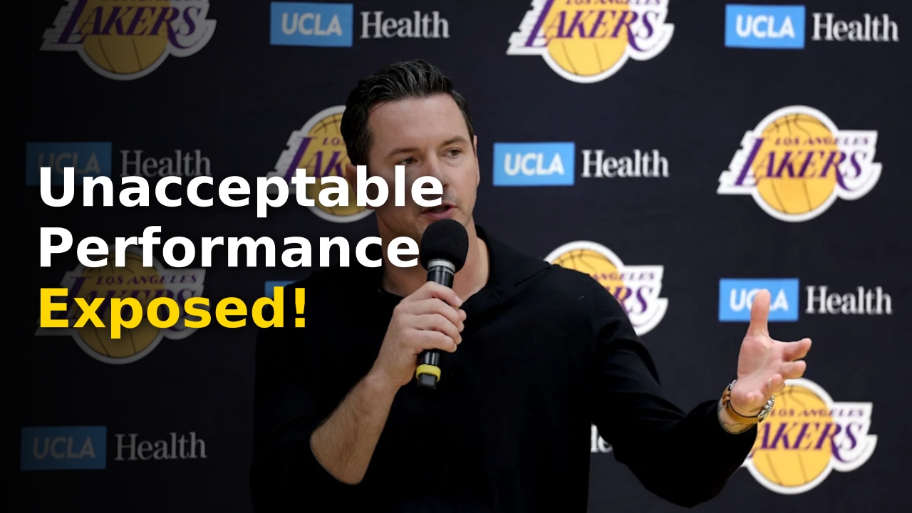 JJ Redick Lakers head coach addressing the media after a preseason game