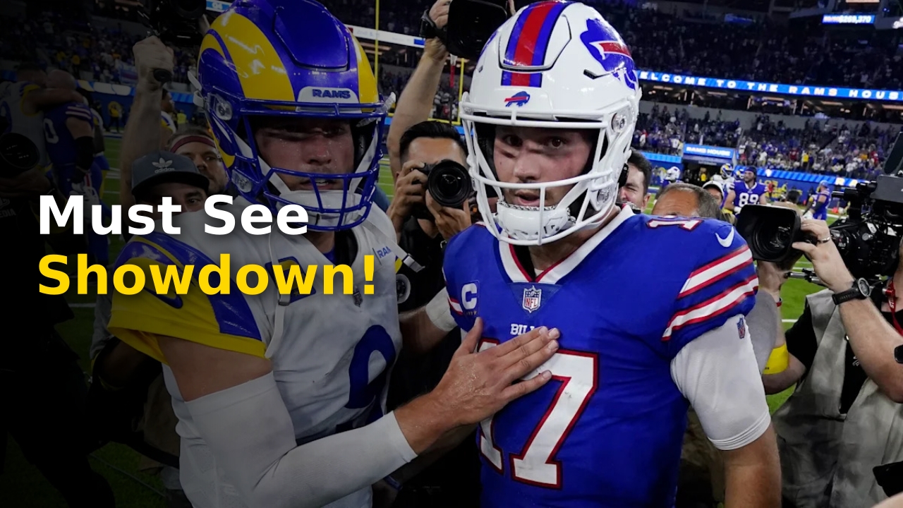 Josh Allen and Matthew Stafford facing off on Monday Night Football