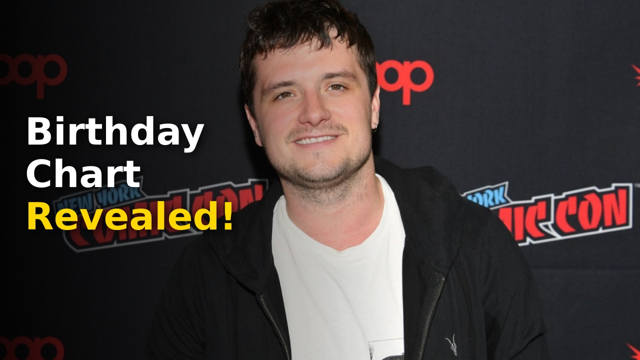 Josh Hutcherson 2026 Horoscope analysis featuring the actor celebrating his birthday