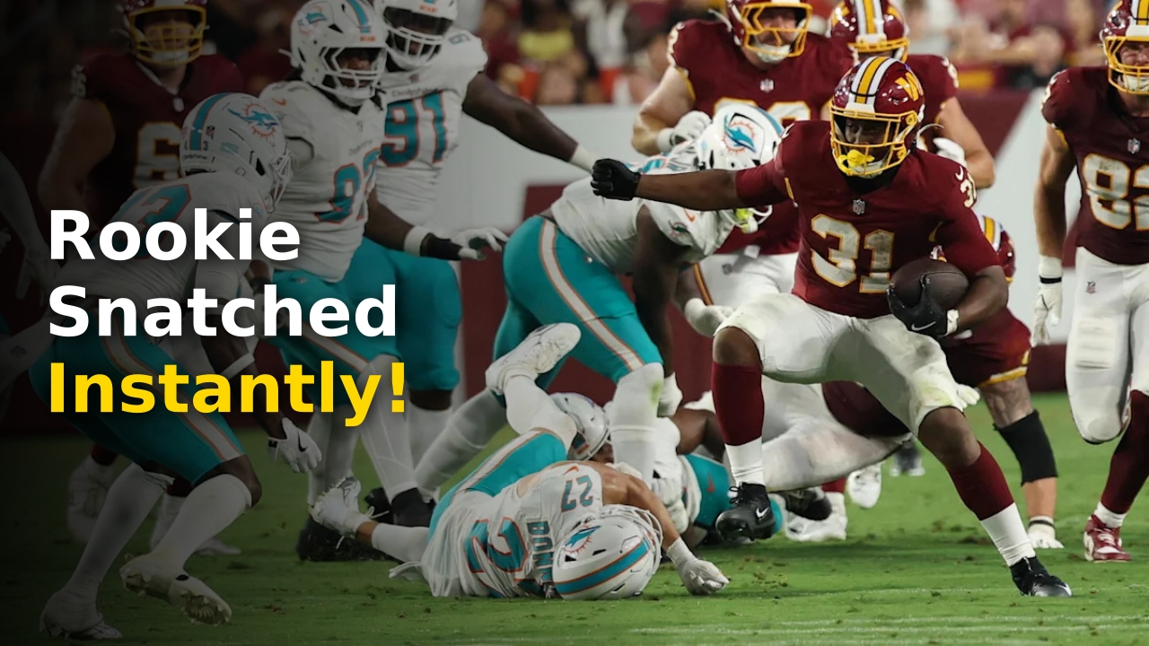 Kaytron Allen claimed off waivers by the Miami Dolphins during the 2026 season