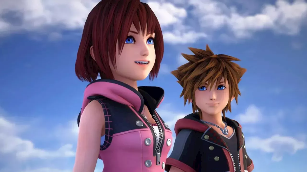 Kingdom Hearts 358/2 Days PC port title screen updated for 4K display