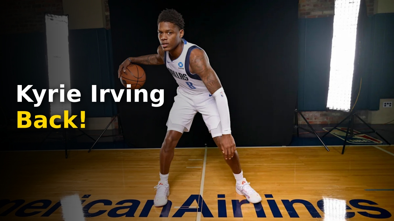 Kyrie Irving return to action with the Dallas Mavericks during 2026 preseason action