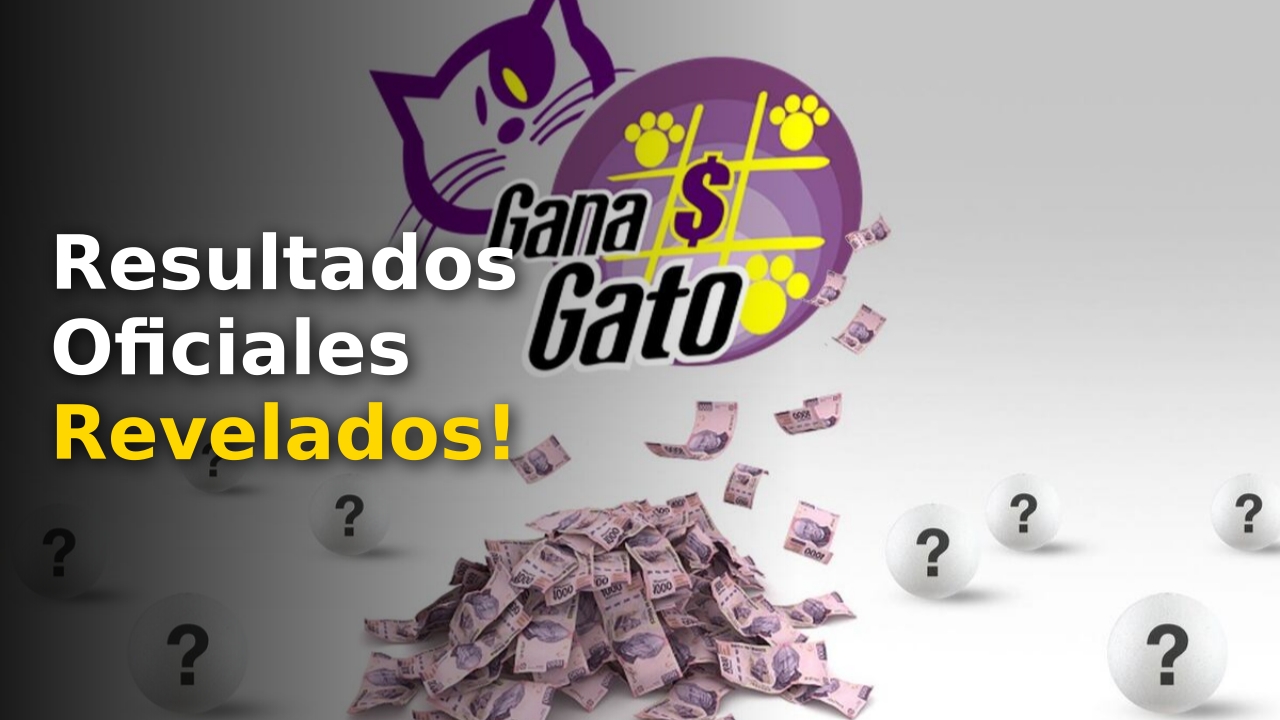 Números ganadores Gana Gato sorteo octubre 2026 en pantalla oficial