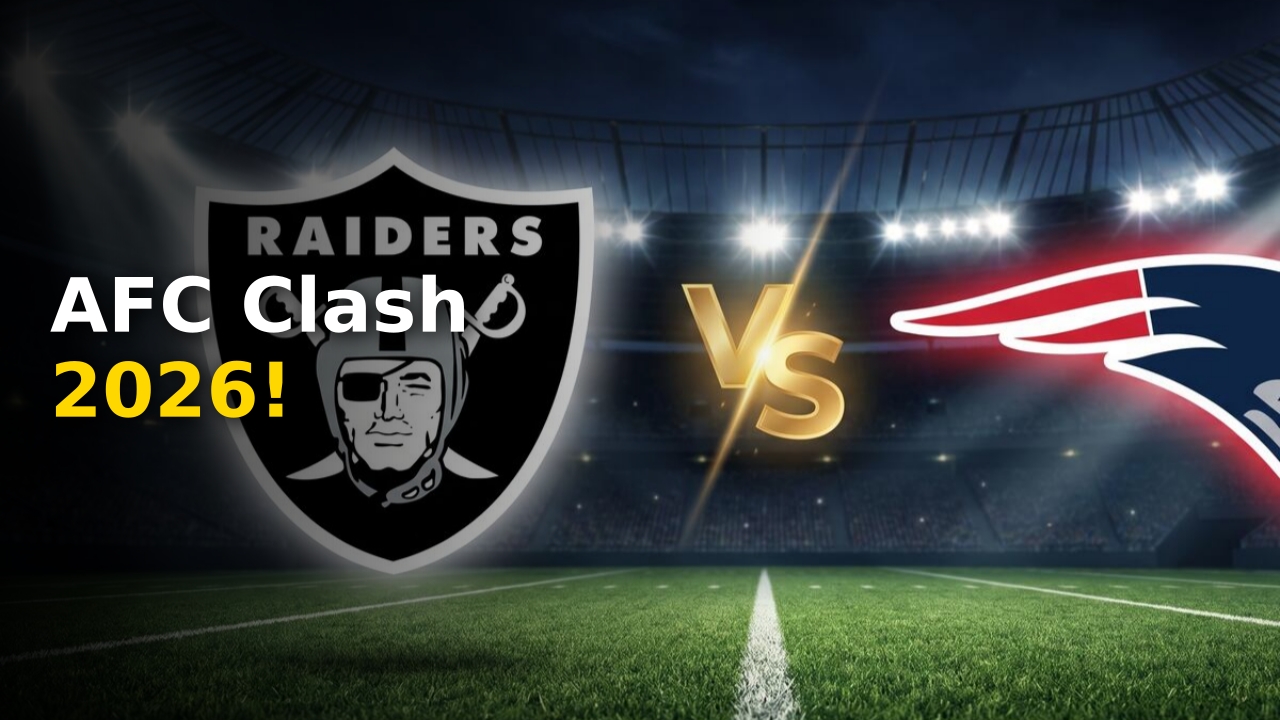 Raiders vs Patriots 2026 NFL Week 5 game preview poster