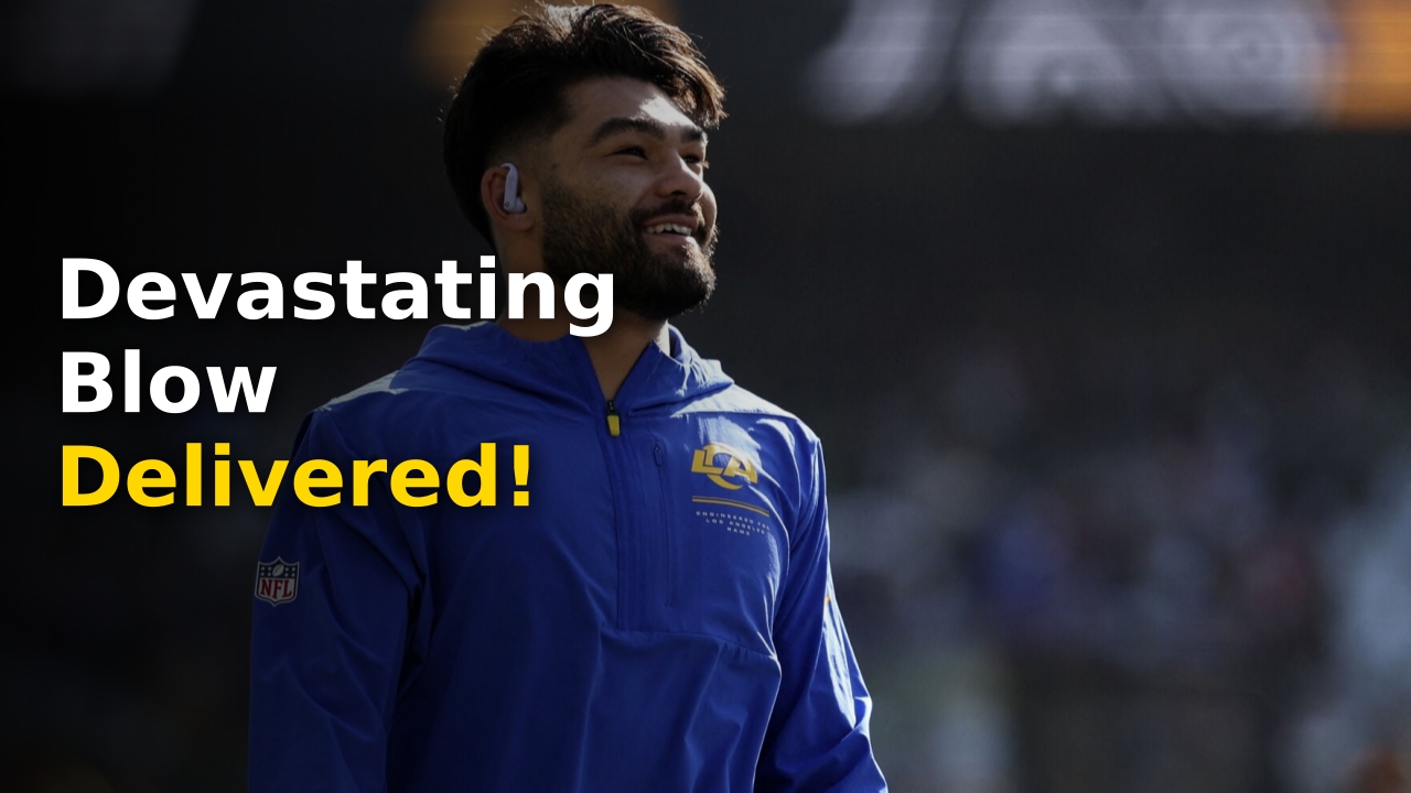 Rams Injury Update graphic featuring Puka Nacua and Aaron Donald ahead of the Eagles game