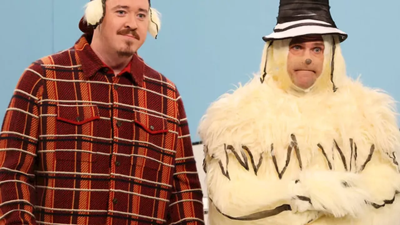 Shane Gillis appearing as a guest host on Saturday Night Live during Season 52