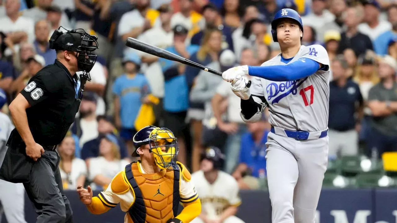 Shohei Ohtani focusing on his swing during the 2026 MLB postseason