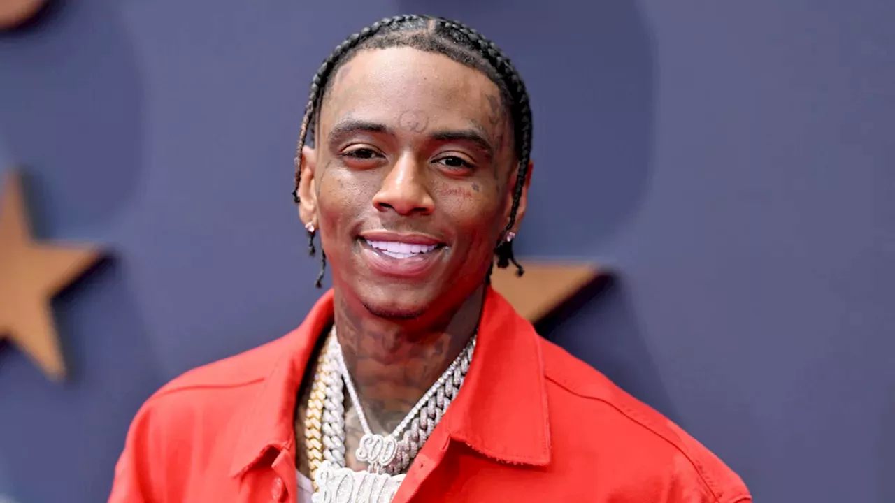 Soulja Boy 2028 presidential run announcement photo with American flag